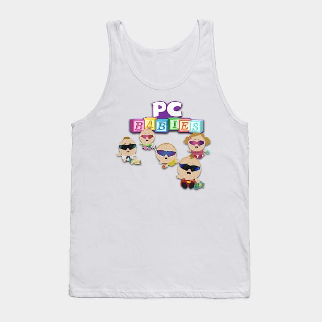 PC Babies - South Park Spinoff Tank Top by Xanderlee7